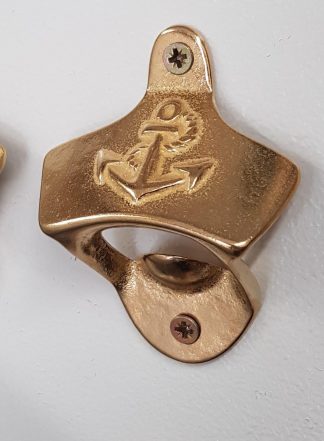 Wall Mounted  bottle Opener with Anchor Detail