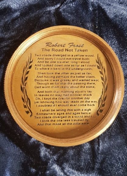 Poem Compass with Leather Case - Image 3