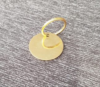 Brass Dog Tag