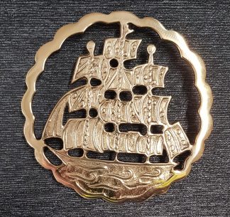 Clipper Trivet Solid Brass