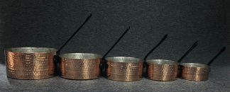 5 Piece Copper Pot Set