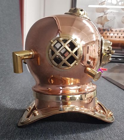 Replica Copper/Brass Divers Helmet 10.5" - Image 2