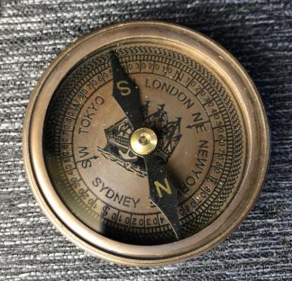 Kookaburra Compass with Leather Case