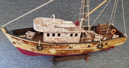 Antiqued Fishing Boat - Image 4