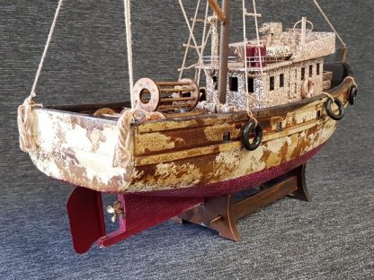 Antiqued Fishing Boat - Image 3